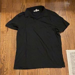 Kenneth Cole black polo shirt, size large